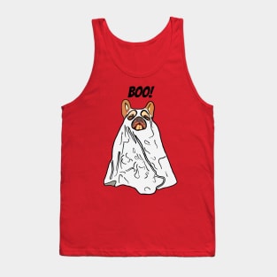 Cute Ghost Frenchie Dog Tank Top